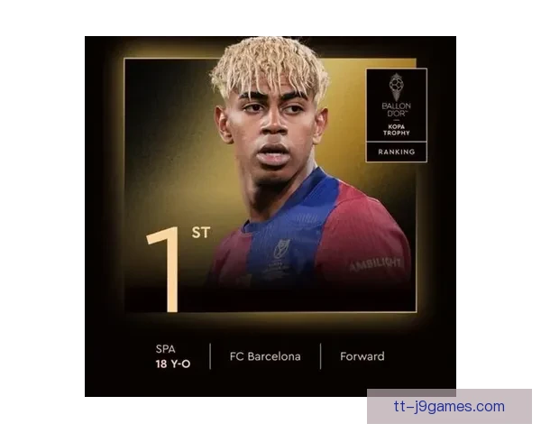 亚马尔夺科帕奖并刷新金球奖最年轻前十纪录引爆世界足坛新王时代